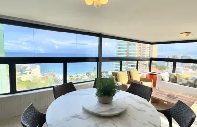 Apartamento alto padrão à venda 3 suítes 240 m2  morro do gato | vista mar 180º