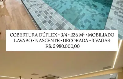 Espetacular cobertura dúplex no alphaville 1 – salvador 226m² mobiliada ️