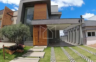 Casa em condomínio fechado com 3 quartos à venda na rua antônio baggio, villa lucchesi, gravataí, 159 m2 por r$ 990.000