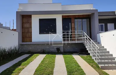 Casa em condomínio fechado com 3 quartos à venda na rua rodrigues, cadiz, gravataí, 87 m2 por r$ 580.000