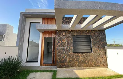 Casa com 3 quartos à venda na rua anita luzia braun, loteamento jardim timbaúva, gravataí, 94 m2 por r$ 539.000