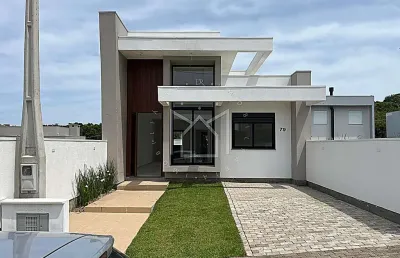 Casa com 3 quartos à venda na rua alcides ferreira da silva, 13, loteamento jardim timbaúva, gravataí, 90 m2 por r$ 590.000