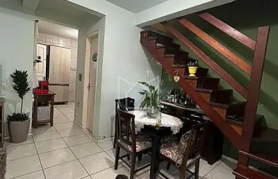 Casa em condomínio fechado com 2 quartos à venda na rua dom feliciano, 205, santa cruz, gravataí, 54 m2 por r$ 233.200