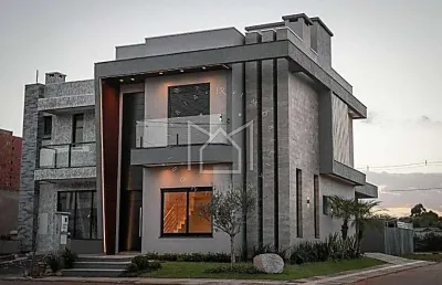 Casa em condomínio fechado com 3 quartos à venda na avenida centenário, passo das pedras, gravataí, 149 m2 por r$ 980.000