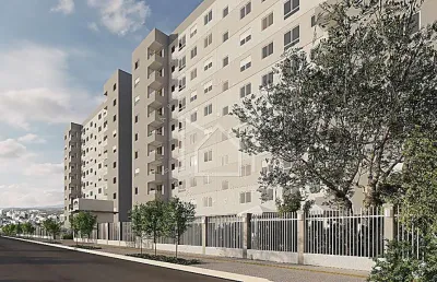Apartamento com 2 quartos à venda na r. ferdinando costa, passo das pedras, gravataí, 56 m2 por r$ 279.708