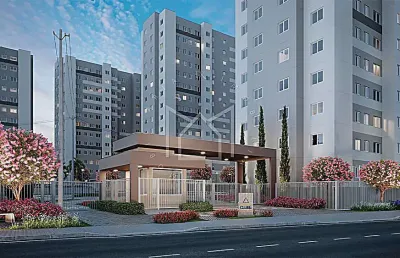 Apartamento com 2 quartos à venda na rua ernesto gomes, s/n, passo das pedras, gravataí, 42 m2 por r$ 224.116