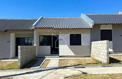 Casa com 2 quartos à venda na rua vinícius de morais, 205, parque ipiranga, gravataí, 48 m2 por r$ 299.000