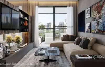 Apartamentos prontos em moema de 52 m² e 66 m², 2 dormitórios.