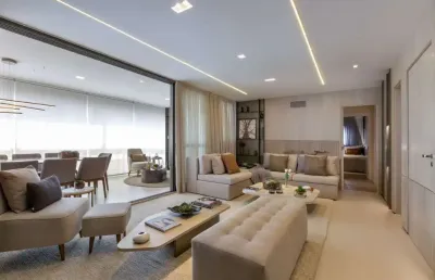 Apartamento pronto de 143 m² no campo belo com hall privativo.
