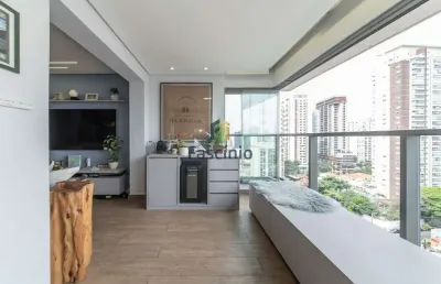 Apartamento com 2 quartos à venda na rua getúlio soares da rocha, 135, jardim das acacias, são paulo por r$ 1.230.000