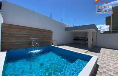 Sobrado maravilhoso com 4 dormitórios e piscina à venda por r$ 1.200.000 - cibratel i - itanhaém/sp