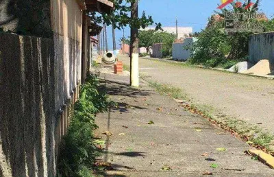 Terreno à venda, 373 m² por r$ 190.000,00 - balneário califórnia - itanhaém/sp
