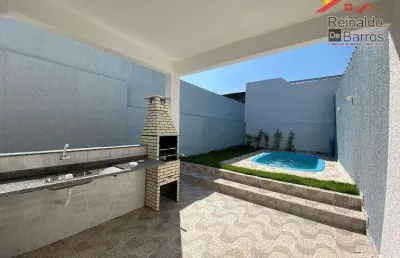 Lindo sobrado 2 suítes com piscina ,pé na areia em mongaguá .
