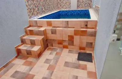 Casa em condomínio com 2 dormitórios e piscina à venda, por r$ 315.000 - cibratel ii - itanhaém/sp