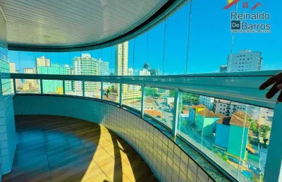 Apartamento com 2 dormitórios à venda, 82 m² por r$ 550.000,00 - caiçara - praia grande/sp