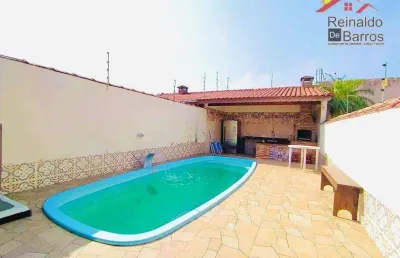 Casa com 2 dormitórios à venda, 68 m² por r$ 410.000 - balneário tupy - itanhaém/sp