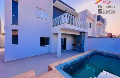 Sobrado com 4 dormitórios à venda, 123 m² por r$ 680.000,00 - balneário san marcos - itanhaém/sp