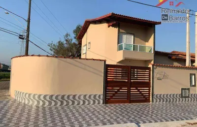 Casa com 2 dormitórios à venda, 86 m² por r$ 399.999 - balneário esther - itanhaém/sp