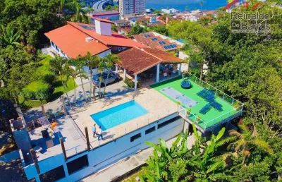 Casa com 4 dormitórios à venda, 359 m² por r$ 3.900.000,00 - praia do sonho - itanhaém/sp