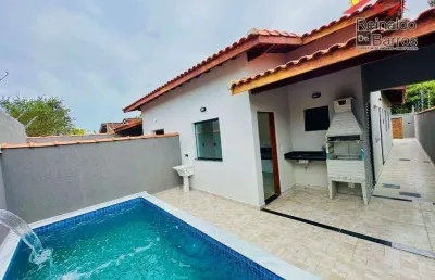 Casa com 3 dormitórios à venda, 90 m² por r$ 450.000 - jardim jamaica - itanhaém/sp
