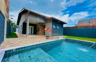 Casa com 3 dormitórios à venda, 96 m² por r$ 680.000,00 - jd das palmeiras - itanhaém/sp