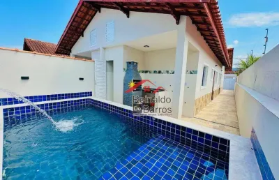 Casa com 2 dormitórios à venda, 70 m² por r$ 360.000,00 - jardim suarão - itanhaém/sp