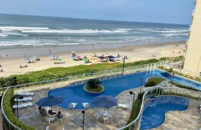 Lindo apartamento com vista mar no centro de itanhaém