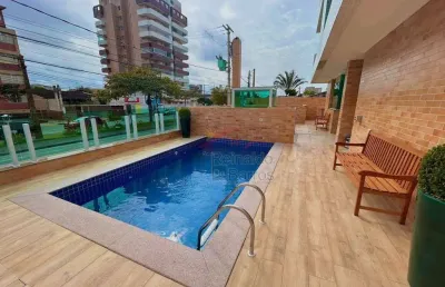 Viva o sonho à beira-mar: apartamento de 73 m² com vista deslumbrante no edifício malibu, centro de itanhaém!