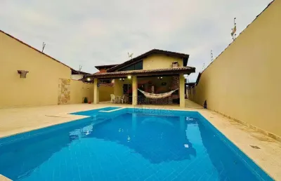Casa com 3 dormitórios, 166 m² - venda por r$ 1.100.000,00 ou aluguel por r$ 5.500,00/mês - cibratel ii - itanhaém/sp