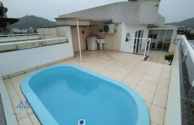 Cobertura à venda, 195 m² por r$ 1.280.000,00 - córrego grande - florianópolis/sc