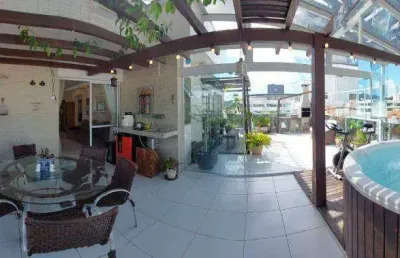 Cobertura com 2 dormitórios à venda, 157 m² por r$ 1.438.000,00 - trindade - florianópolis/sc