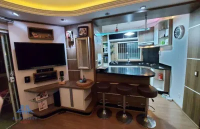 Apartamento à venda, 70 m² por r$ 339.200,00 - aririú - palhoça/sc