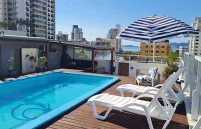 Cobertura com 5 dormitórios à venda, 429 m² por r$ 2.450.000,00 - estreito - florianópolis/sc
