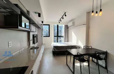 Studio com 1 dormitório para alugar, 33 m² por r$ 4.742,00/mês - trindade - florianópolis/sc