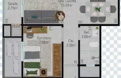 Apartamento com 2 dormitórios à venda, 60 m² por r$ 443.329,00 - areias - são josé/sc