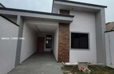 Casa para venda em araucária, estação, 2 dormitórios, 1 suíte, 2 banheiros, 2 vagas