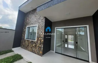 Casa de praia para venda em pontal do paraná, balneário primavera, 3 dormitórios, 1 suíte, 2 banheiros, 2 vagas