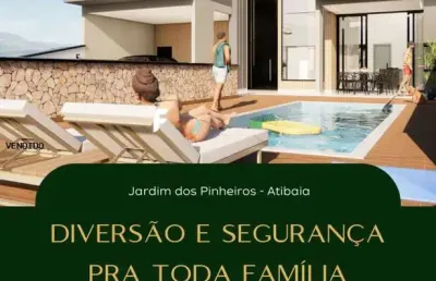 Casa para venda em atibaia, jardim dos pinheiros, 3 dormitórios, 3 suítes, 4 banheiros, 6 vagas