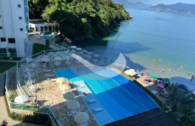 Apartamento vista mar, 2 quarto(s),  prainha, caraguatatuba - ap551