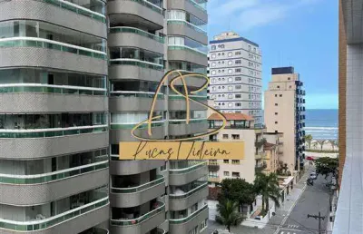 Apartamento 02 dorm + 01 suite + vista mar! prédio novo! top!