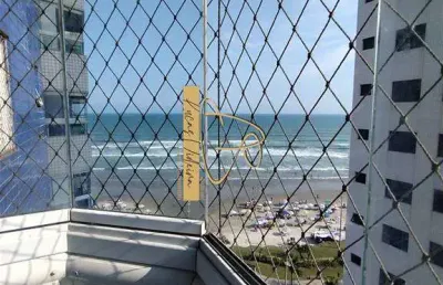 Apartamento frente mar! 02 dormitóirios com 01 suite linda vista!