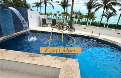 Apartamento lindo 02 dormitórios com 01 vaga de garagem e vista parcial para o mar! prédio frente mar!