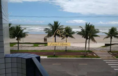 Apartamento 02 dormitórios com 01 suíte e vista mar ! ... prédio frente mar !