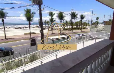 Apartamento frente mar! vista mar! 03 dormitórios com 01 suite! vila tupi