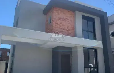 Casa em condomínio fechado com 3 quartos à venda na rua ângelo tozim, 230, campo de santana, curitiba, 121 m2 por r$ 699.000