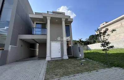 Casa em condomínio fechado com 3 quartos à venda na estrada do ganchinho, 2530, umbará, curitiba por r$ 990.000