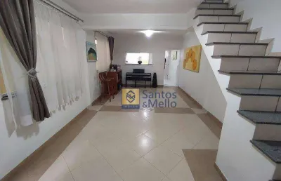 Sobrado com 3 dormitórios à venda, 250 m² por r$ 650.000,00 - parque marajoara - santo andré/sp