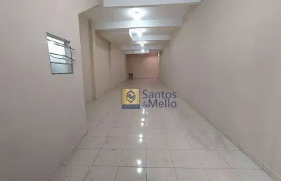 Salão para alugar, 125 m² por r$ 2.670,00/mês - vila luzita - santo andré/sp