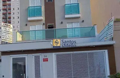 Apartamento com 2 dormitórios à venda, 58 m² por r$ 350.000,00 - vila homero thon - santo andré/sp