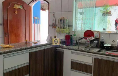 Casa com 3 dormitórios à venda, 232 m² por r$ 600.000 - parque marajoara - santo andré/sp